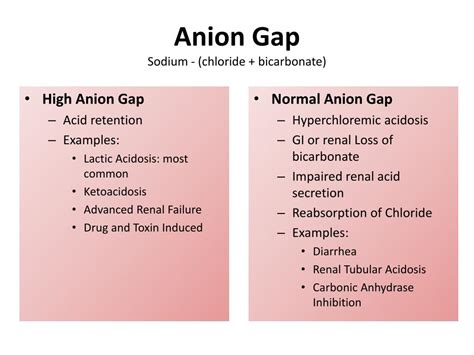 agap blood test low|low anion gap levels indicate illness.